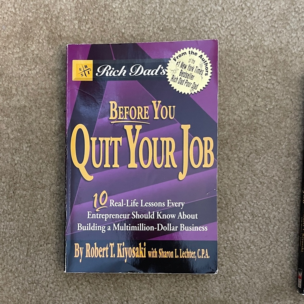Before You Quit Your Job by Robert T. Kiyosaki Paperback